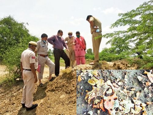 Skeletal remains found near Jhajjar village pond