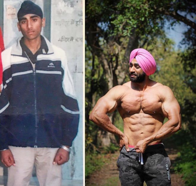 When the going got tough for this bodybuilder, he got going