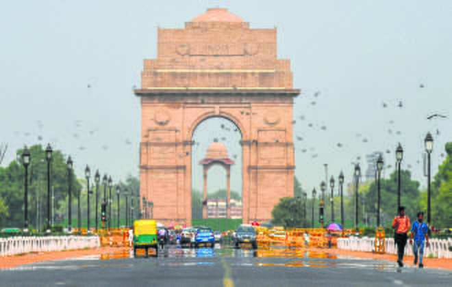 Delhi's air quality in 'moderate' category