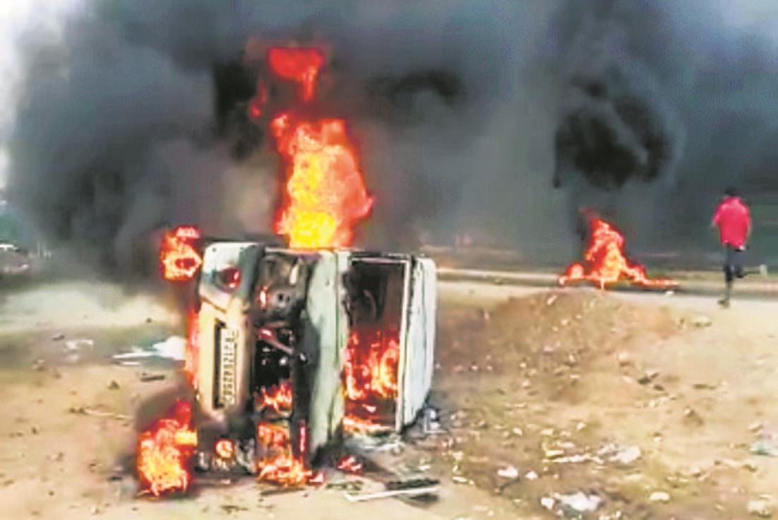 Vehicles torched, property vandalised in Dungarpur