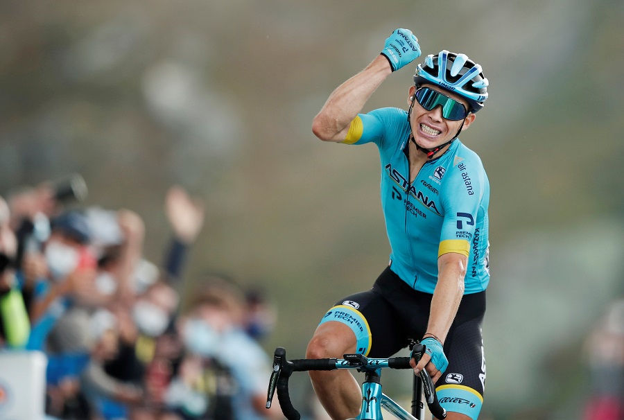 Lopez wins toughest Tour stage, Roglic keeps yellow jersey