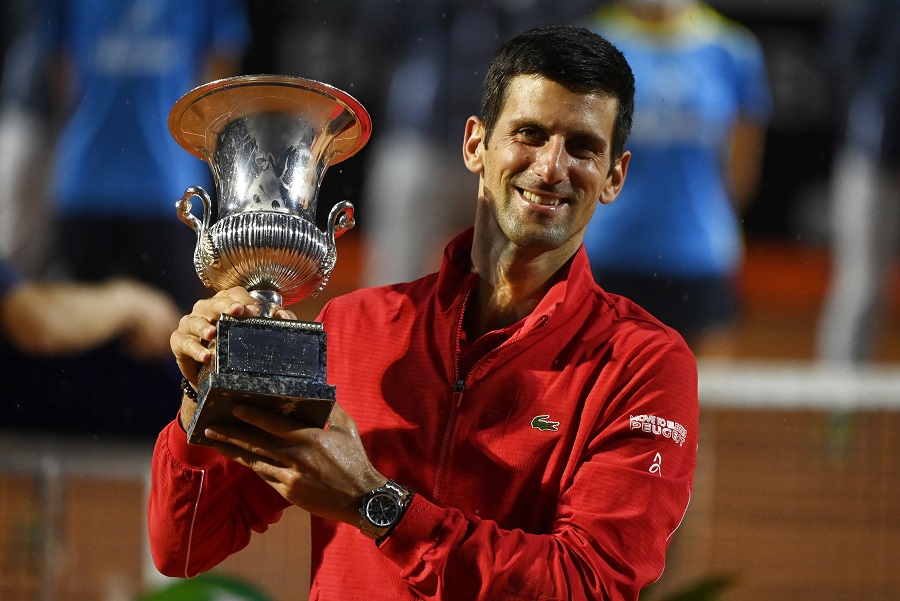 Djokovic wins Rome title, says 'I moved on' after US Open default
