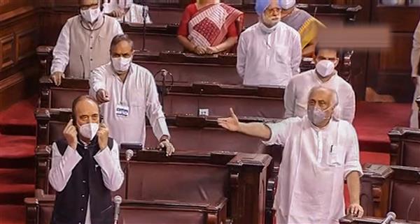 Muting of democratic India continues: Congress on Rajya Sabha MPs' suspension