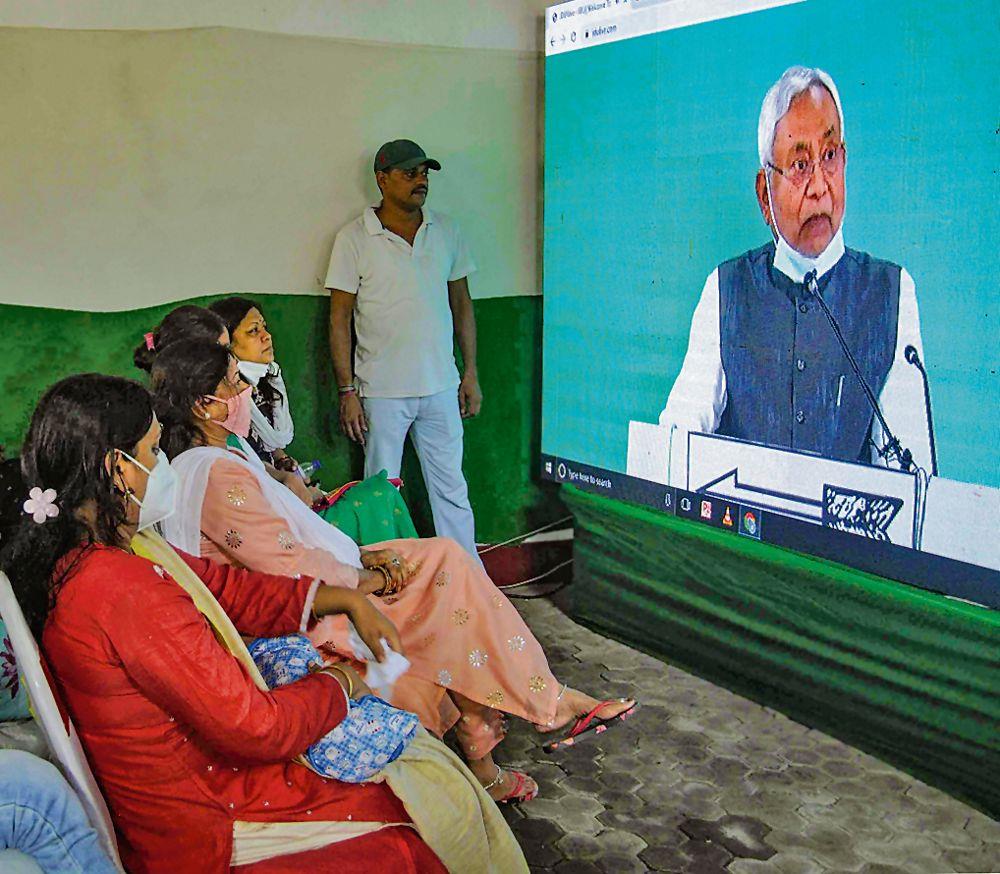 Nitish plays second fiddle as BJP sets poll agenda