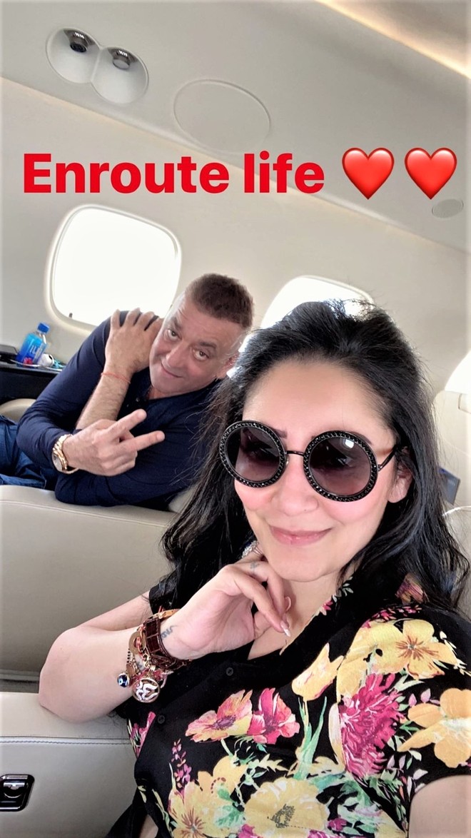 Sanjay Dutt and his wife Maanayata Dutt jet off to Dubai for a mini getaway…
