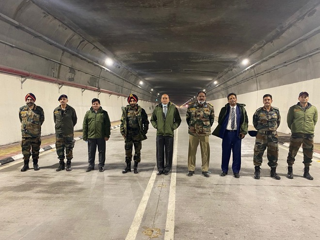 Defence Secy visits Rohtang  tunnel ahead of inauguration