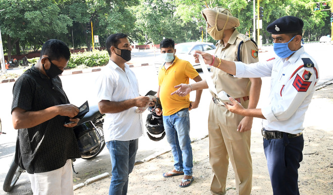 Chandigarh Traffic cops who issued less challans asked to explain