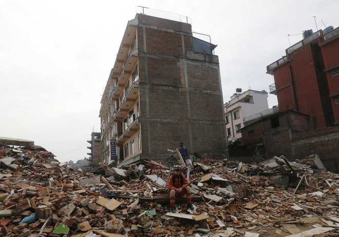 India gives Rs 96-cr post-quake aid to Nepal