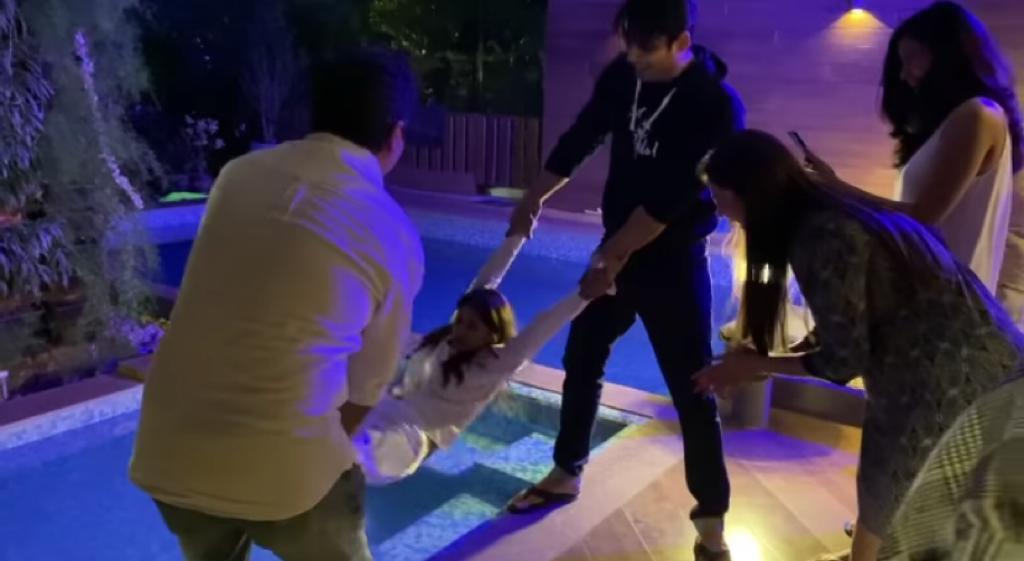 Sidharth Shukla throws Shehnaaz Gill in swimming pool; watch videos from her 27th birthday bash