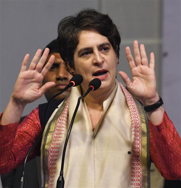 BJP has ‘torn to shreds’ dignity of democracy: Priyanka on FIR against Tharoor, journalists