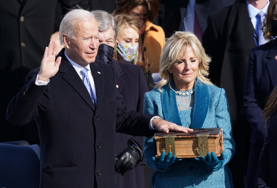 In historic rite, Biden, Harris sworn-in to lead US