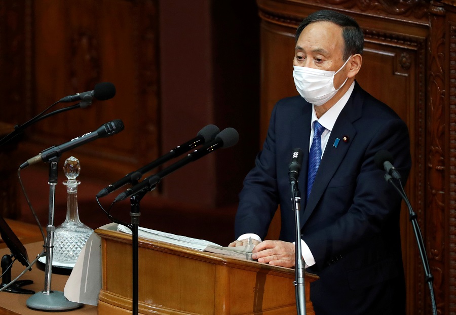 Japan's PM vows Olympics will be proof of victory over virus