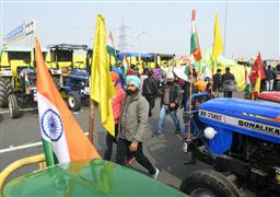 Volunteers, metal detectors, drones: Ghazipur gears up for farmers’ tractor parade