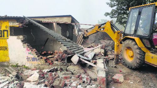 Demolition drive at four Yamunanagar colonies
