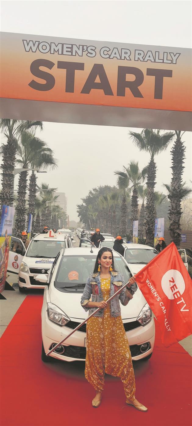 Amandeep Sidhu flags off women’s car rally in Amritsar