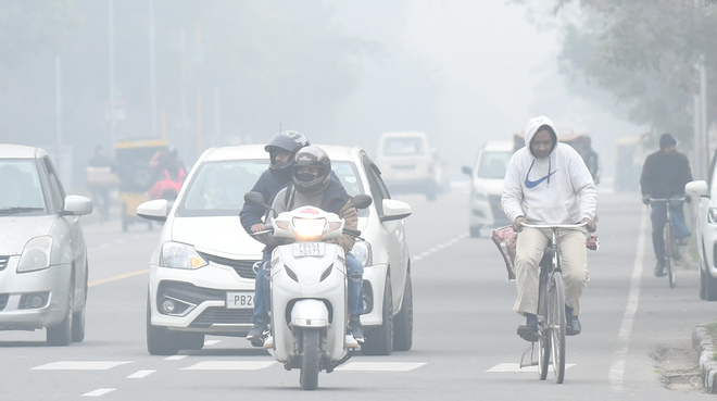 Chandigarh shivers as max temperature drops by 9.5 degrees in a day