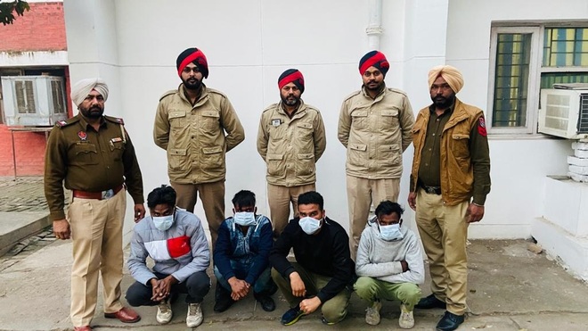 Four members of Bishnoi gang held with weapons in Mohali