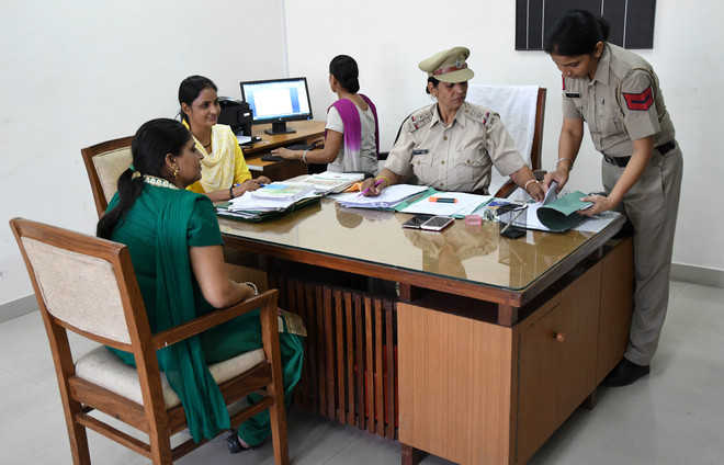 Women help desks at Gurugram police stations