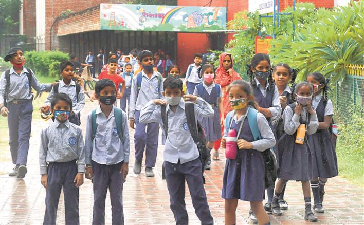 15% primary class kids show up at govt schools in Chandigarh on Day 1