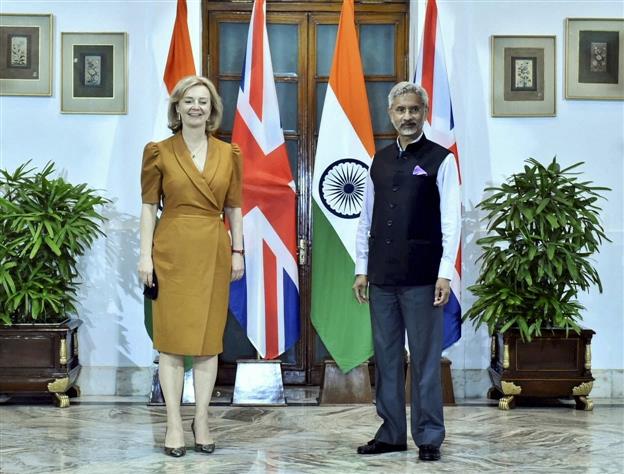 UK minister Liz Truss says Carrier Strike Group in Mumbai is Britain's Indo-Pacific tilt in action