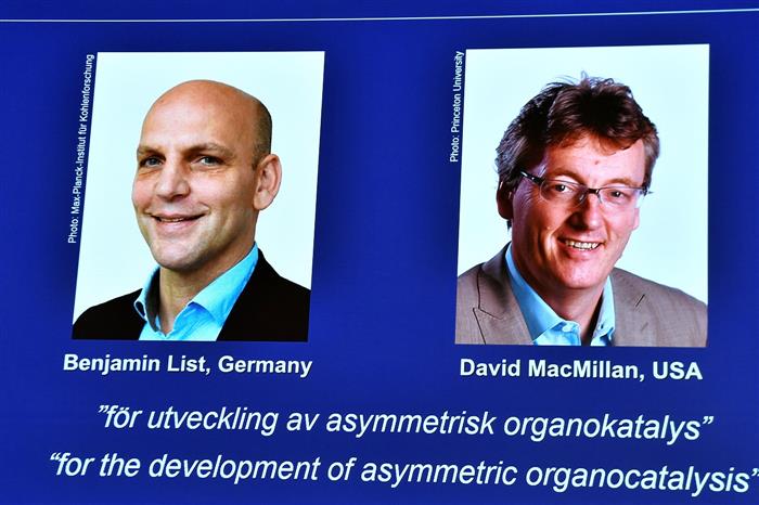 Benjamin List, David MacMillan win Nobel Chemistry Prize for developing tool to build molecules