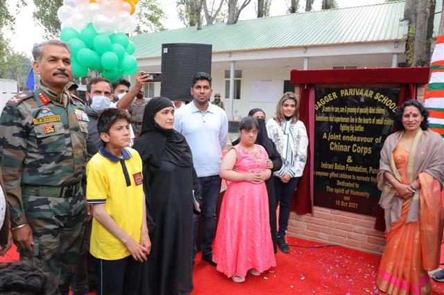 'Dagger Parivaar School' inaugurated in Baramulla, Kashmir as an initiative of Chinar Corps-Indian Army and Indrani Balan Foundation