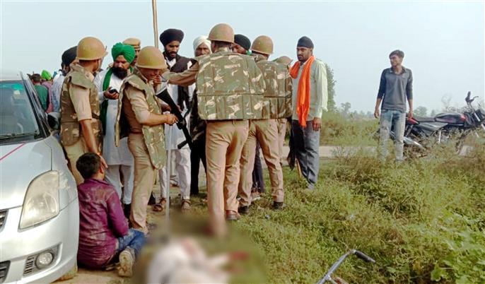 Lakhimpur violence: Counter FIR  against farmers on BJP men’s death