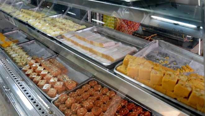 Sweets shops at Dhakoli inspected