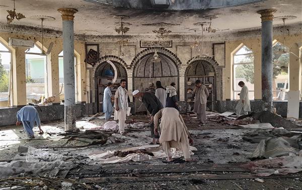More than 100 killed and injured in mosque blast in northeastern Afghanistan