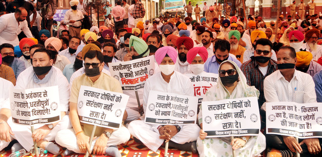 Sidhu skips party’s Amritsar protest over Lakhimpur killings