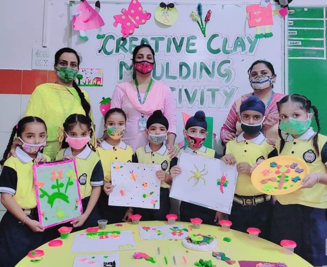 Jalandhar: DIPS kids make magical creations with clay