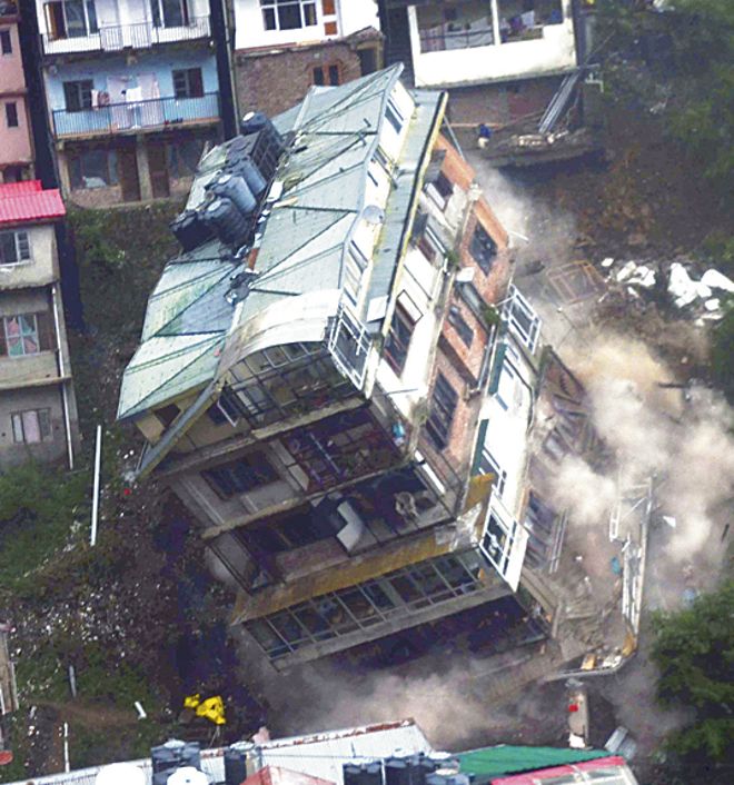 65% Shimla buildings ‘vulnerable’; experts say demolition no answer