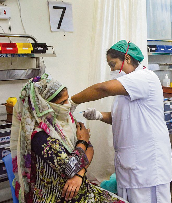 All adults in J&K given 1st vax dose