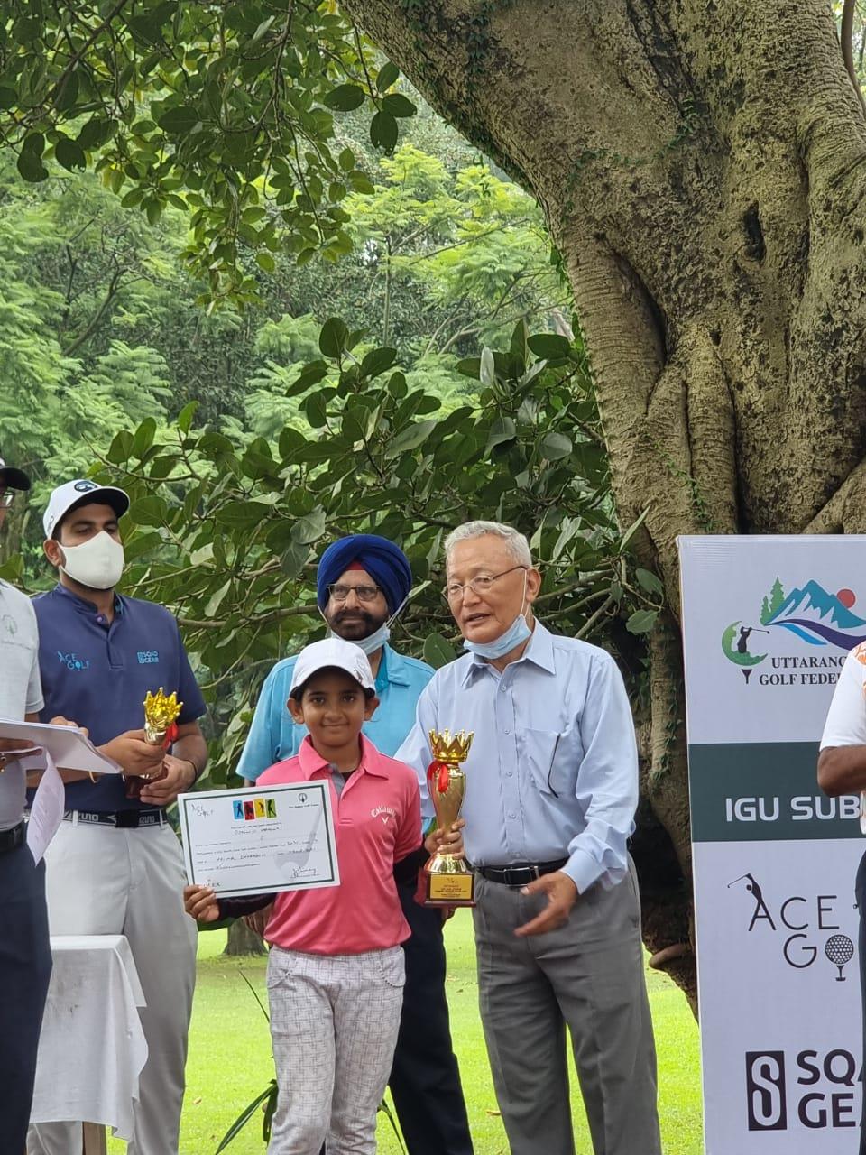 8-yr-old Ojaswini shines in Indian Golf Union tour