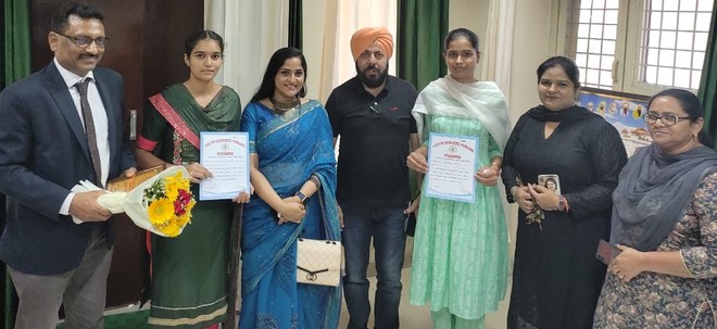 Girls shine in poster-making contest