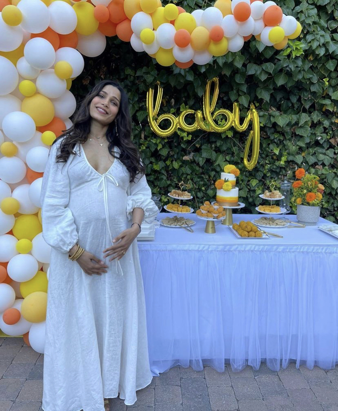 Freida Pinto shares pictures from her baby shower