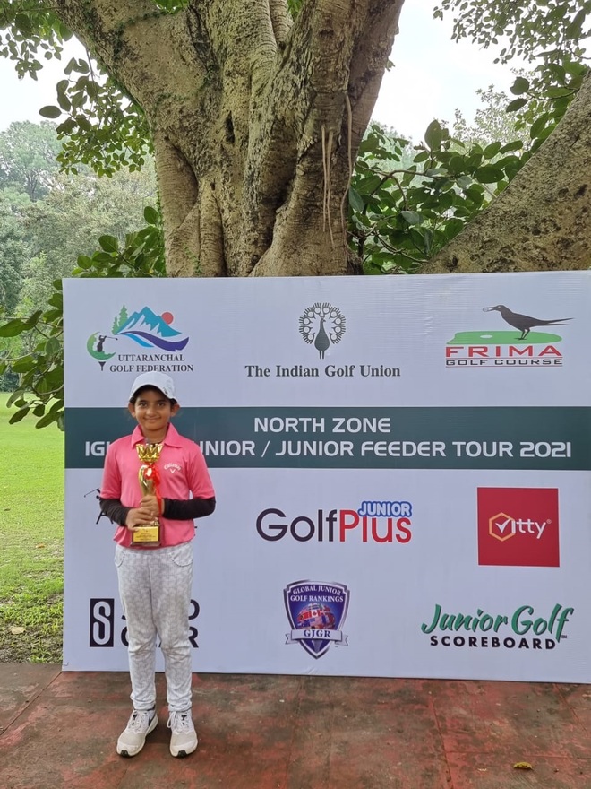 Mohali: 8-year-old Ojaswini Saraswat shines in Indian Golf Union tour