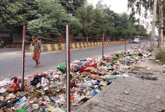 Jalandhar Smart City? Ladowali Road turns into dumping ground