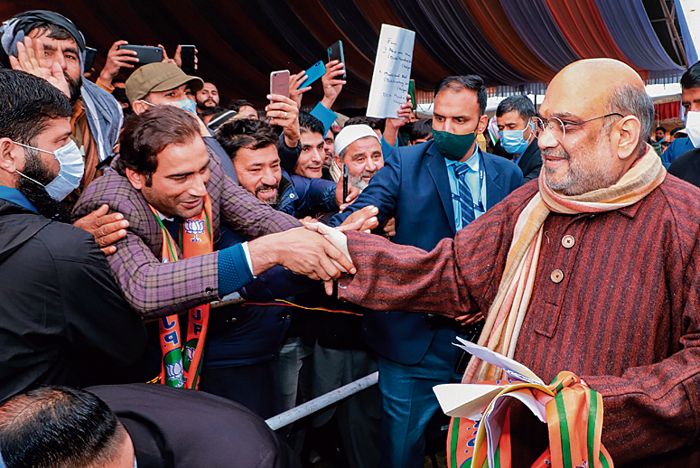 Will speak to Kashmir Valley youth than Pak, Amit Shah snubs National Conference
