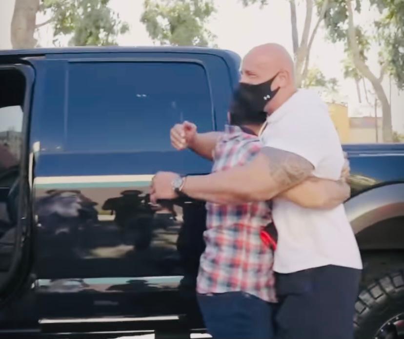 Dwayne 'The Rock' Johnson gifts his personal truck to a fan, shares video as fan burst into tears
