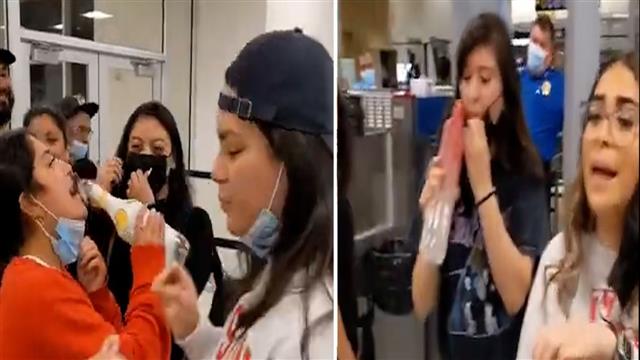 Video: Woman gave free vodka shots to passengers at airport after being denied to carry it, say ‘couldn’t waste two alcohol bottles’
