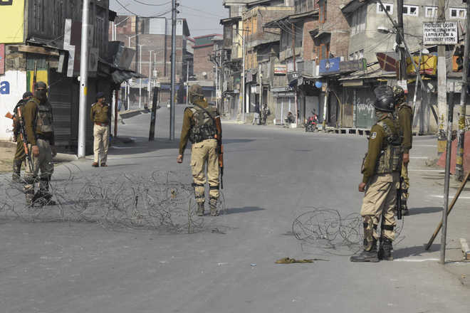 Kin of civilians killed in encounter removed by police from protest site in Srinagar: Officials