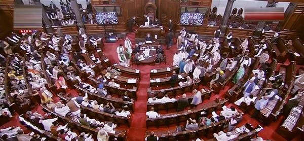 12 opposition members suspended from Rajya Sabha for remaining part of Winter Session