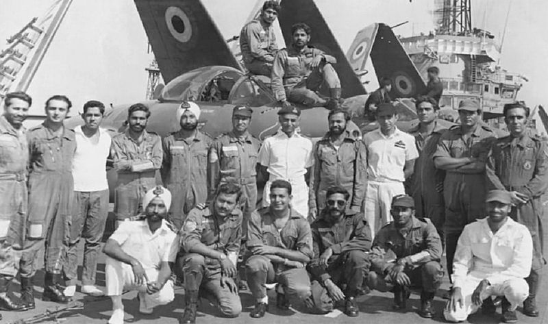 Capt Swaraj Parkash, who played a stellar role as Captain of INS Vikrant during 1971 war