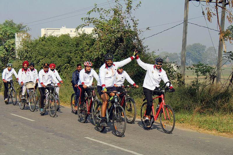 Cycle rally to mark ’71 Indo-Pak war win flagged off from Nabha
