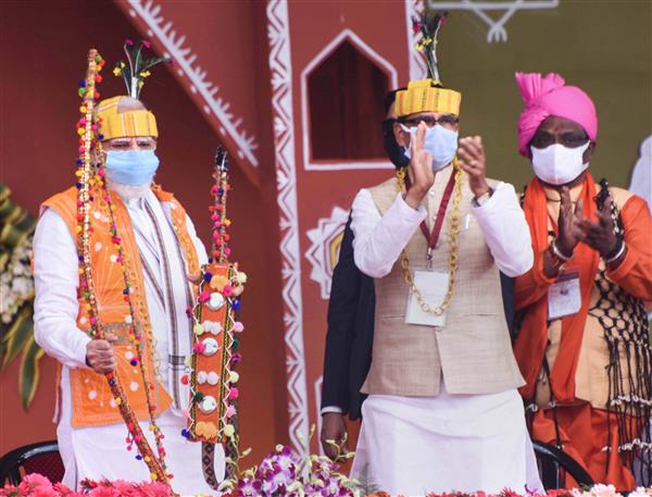 Ignored by Congress, tribals now partners in India’s development: PM Modi