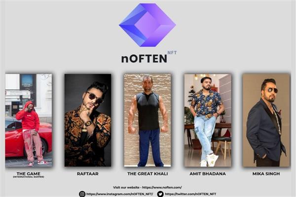 Bollywood Celebrities and Heavyweight World Champion Associate with nOFTEN, India's largest NFT Marketplace