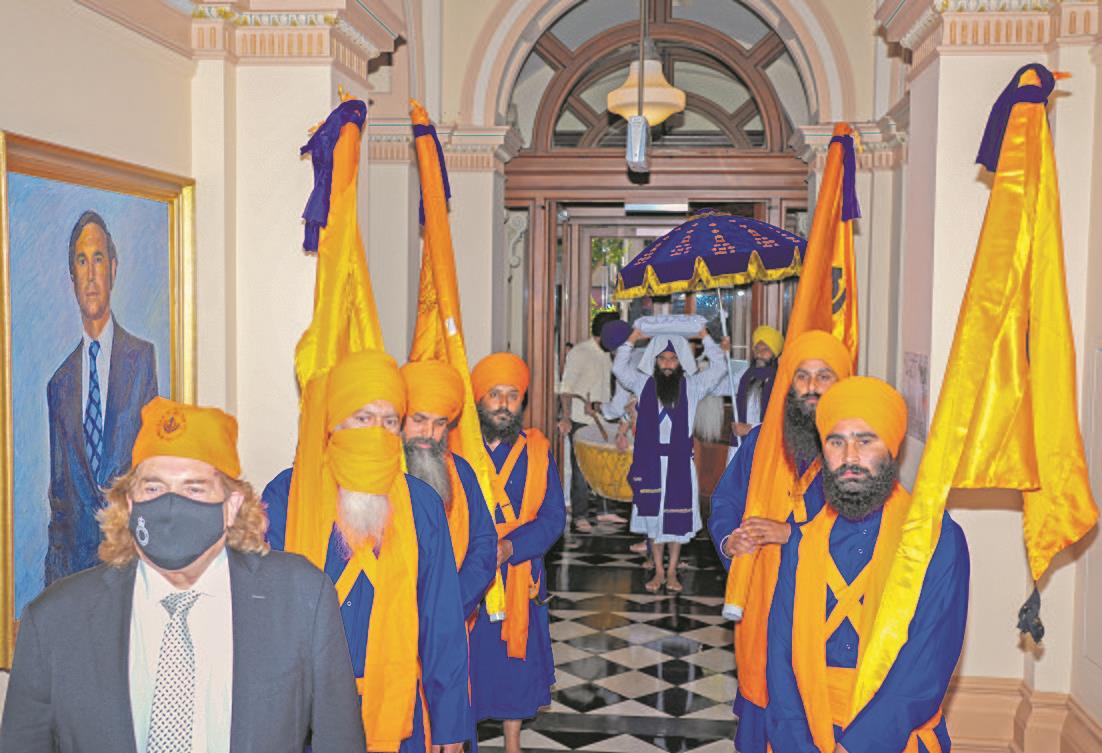 In a first, Guru Granth Sahib Parkash Utsav inside South Australian parliament