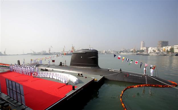 Navy commissions submarine INS Vela