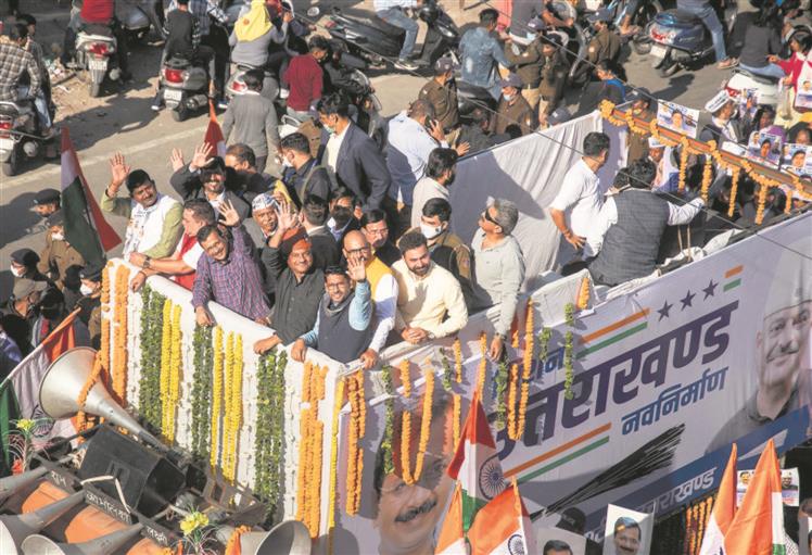 AAP chief Kejriwal promises free pilgrimage scheme in Uttarakhand